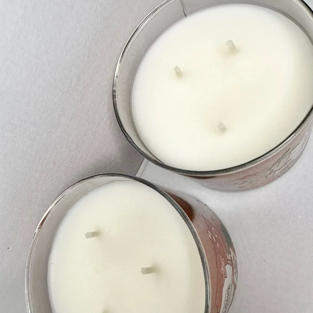 Bath & Body Works Rm Rm Reindeer 3-Wick Candle Set (2) - Picture 2 of 2